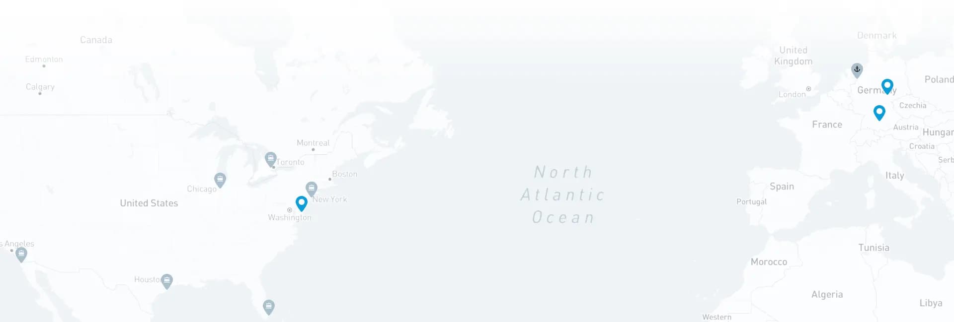 Map of USCar Trader locations